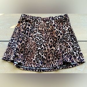 Rue 21 Brand Size L Cheetah Skirt
